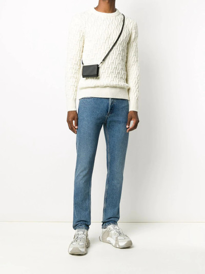 Sandro wavy-pattern knitted jumper outlook