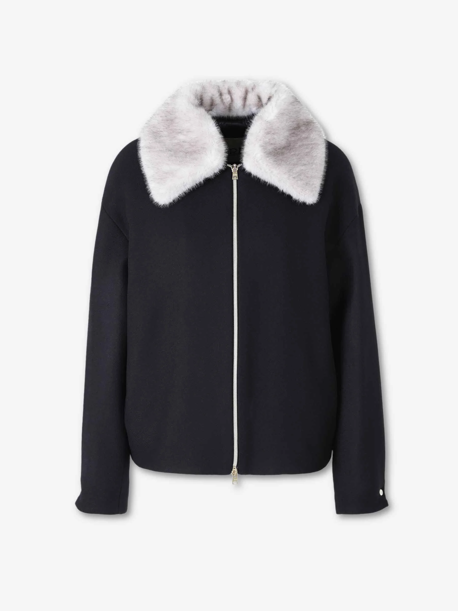 JACKET WITH FUR COLLAR - 1
