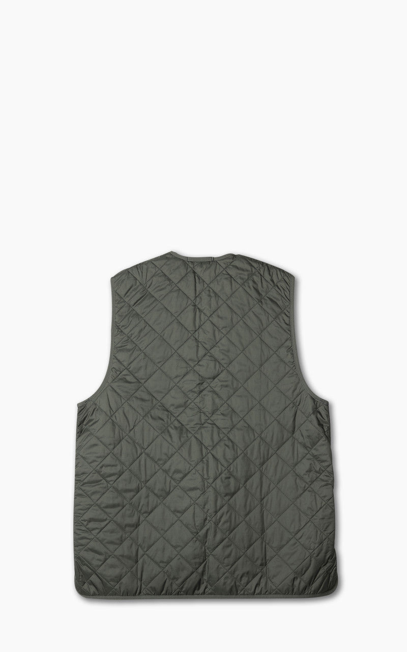 QUILTED ZIP LINER OLIVE - 3
