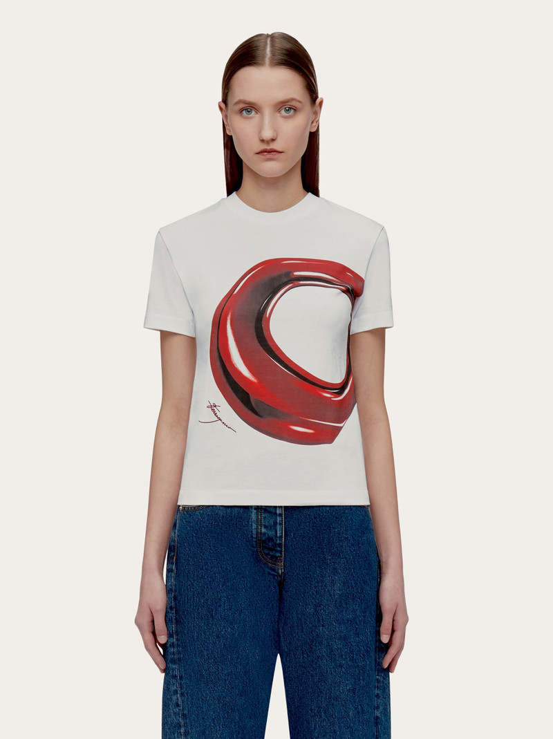 FERRAGAMO Printed t-shirt outlook