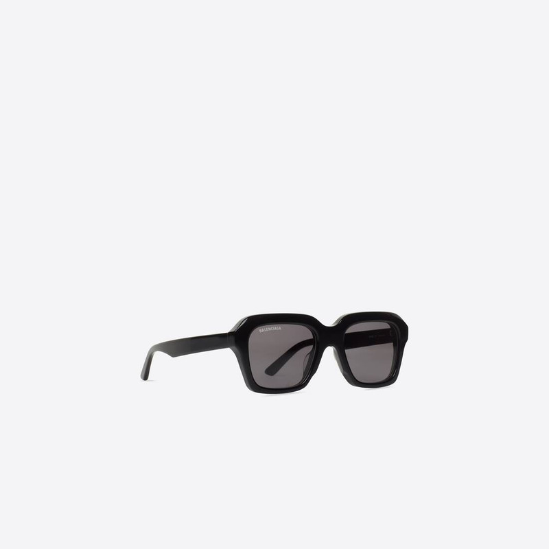 Power Rectangle Sunglasses in Black 3
