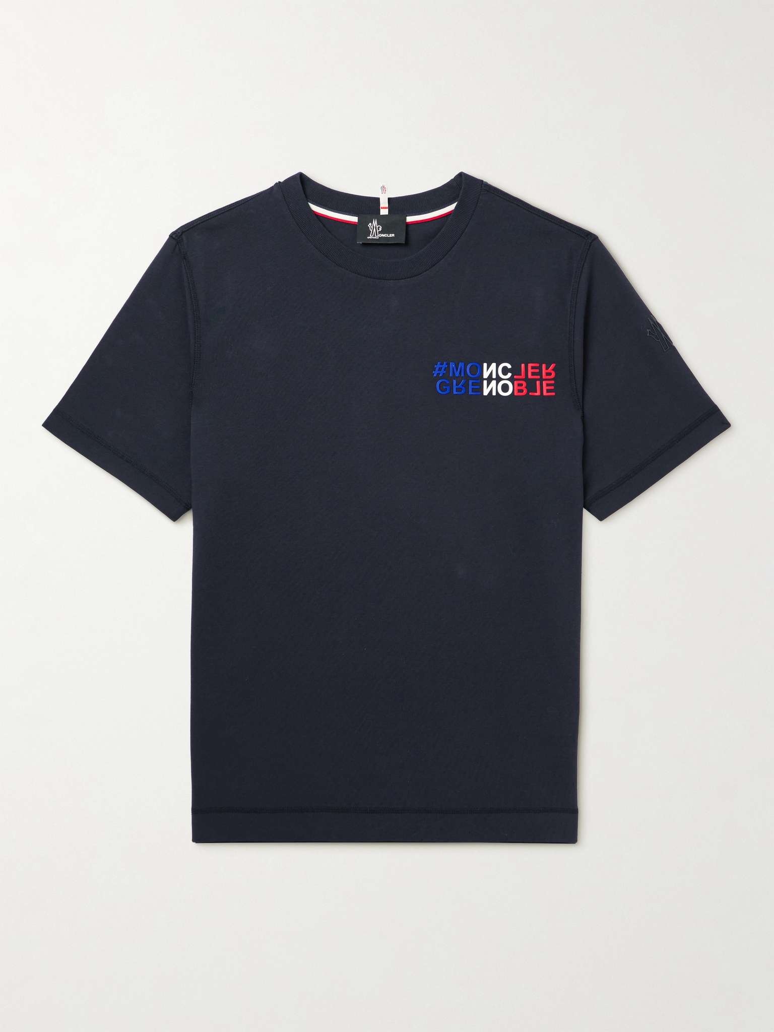 Slim-Fit Logo-Print Cotton-Jersey T-Shirt - 1