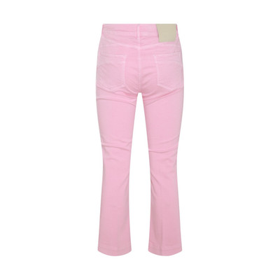 Sportmax pink cotton denim jeans outlook