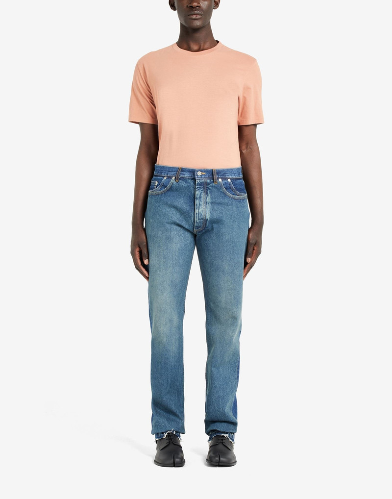 Maison Margiela Denim slip technique' oversized jeans outlook