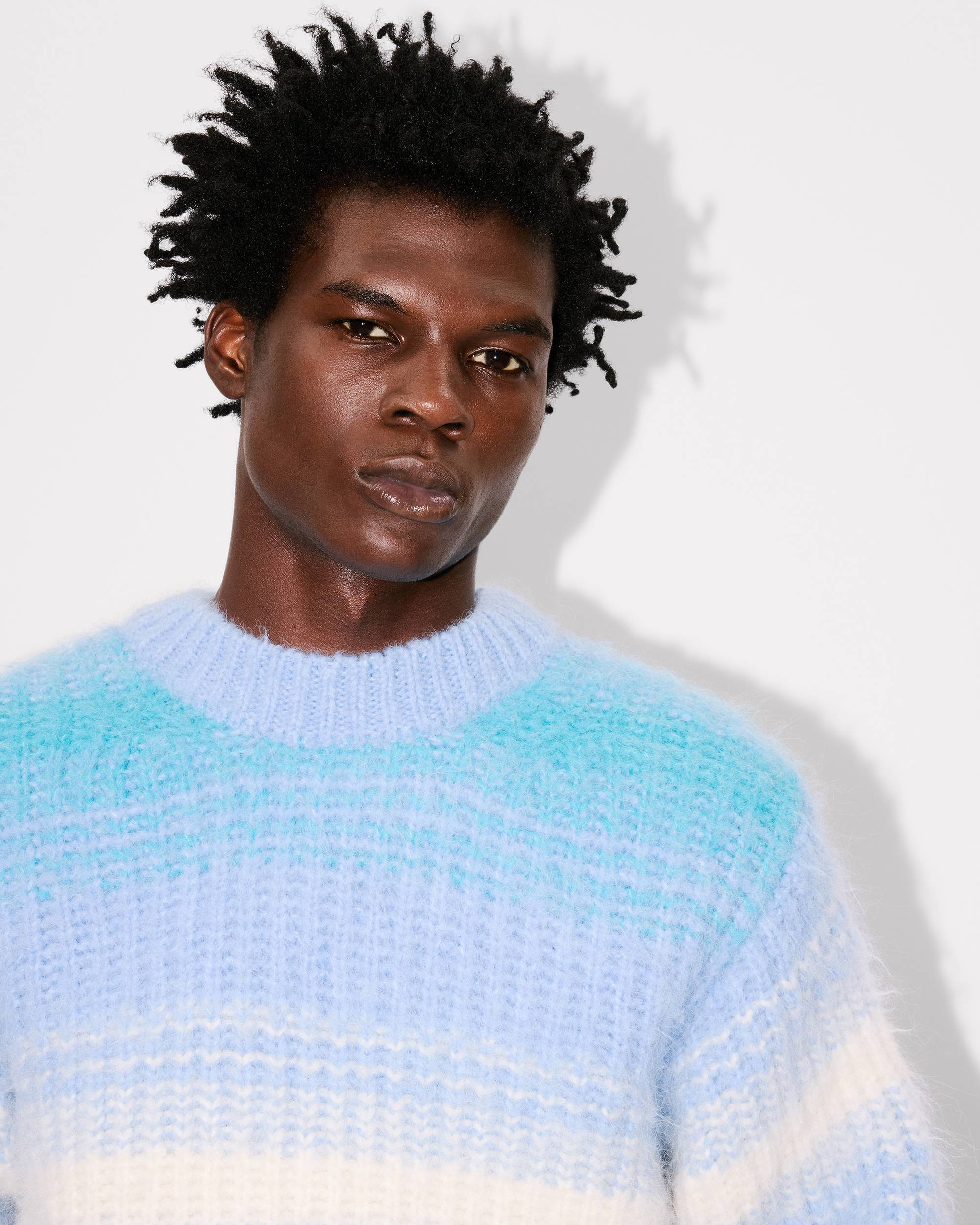 'KENZO Speed Stripe' jumper in mixed alpaca wool - 6