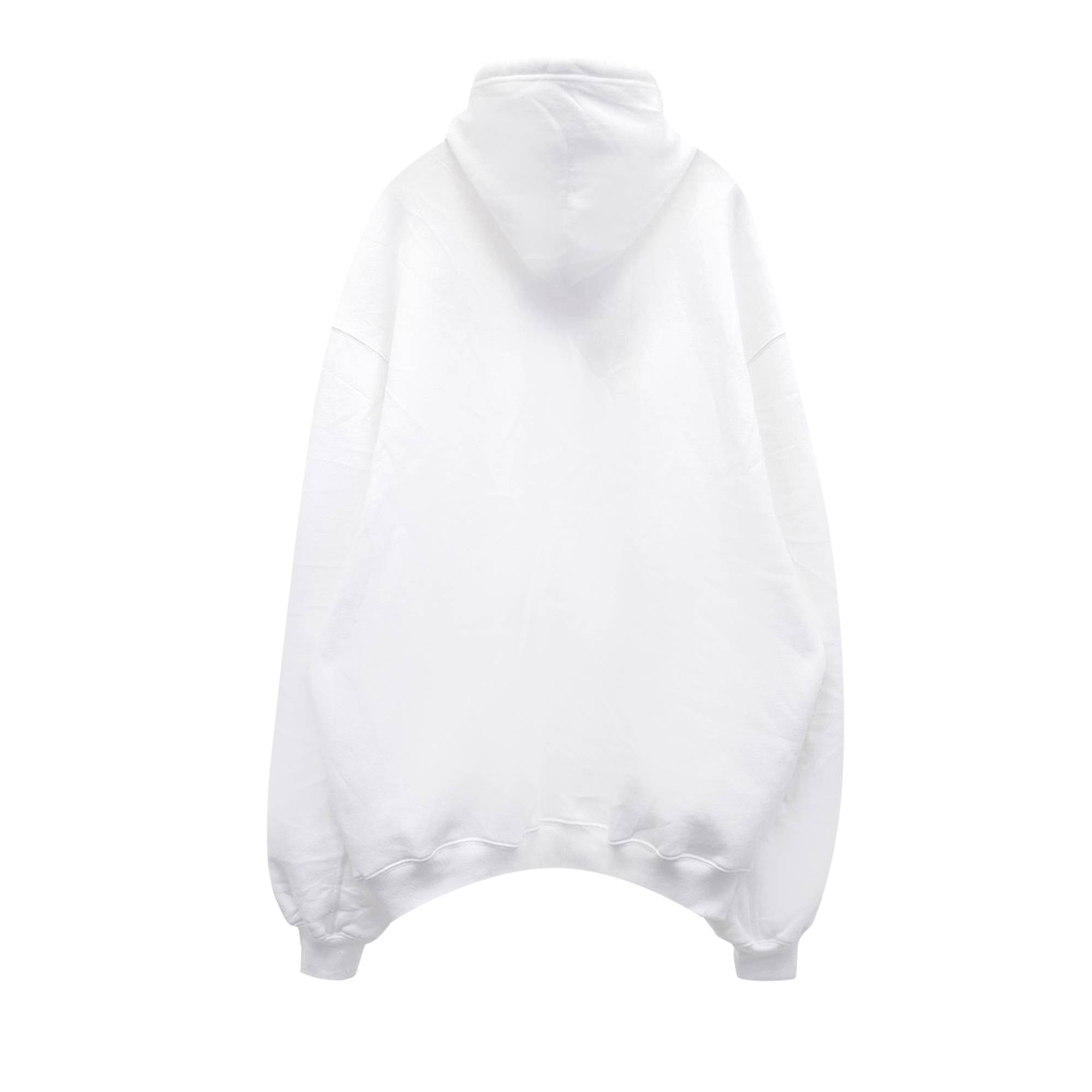 Balenciaga Languages Sport Hoodie 'White' - 2