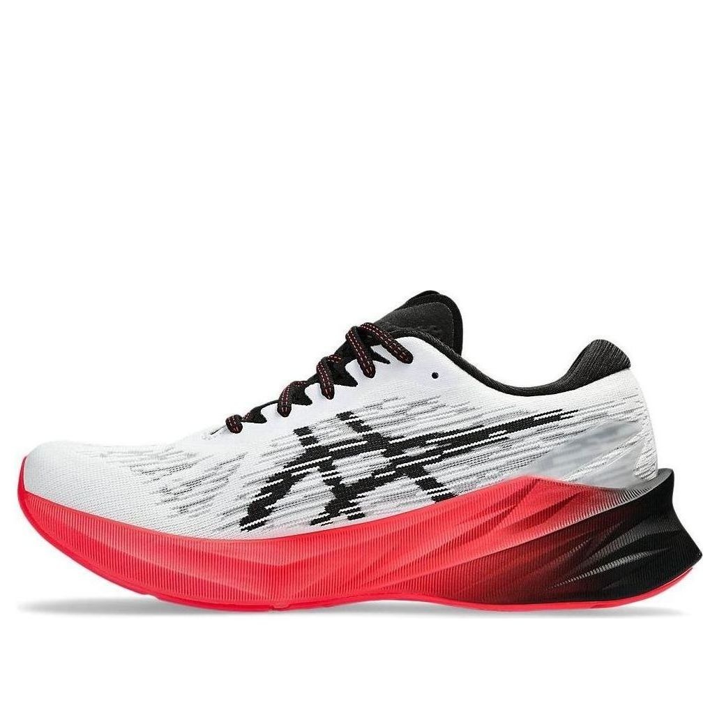 ASICS Novablast 3 Wide 'White Black Electric Red' 1011B459-104 - 1