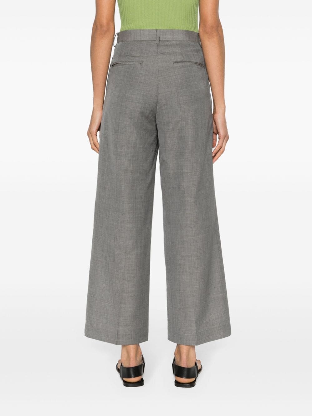 Tropical straight-leg trousers - 4