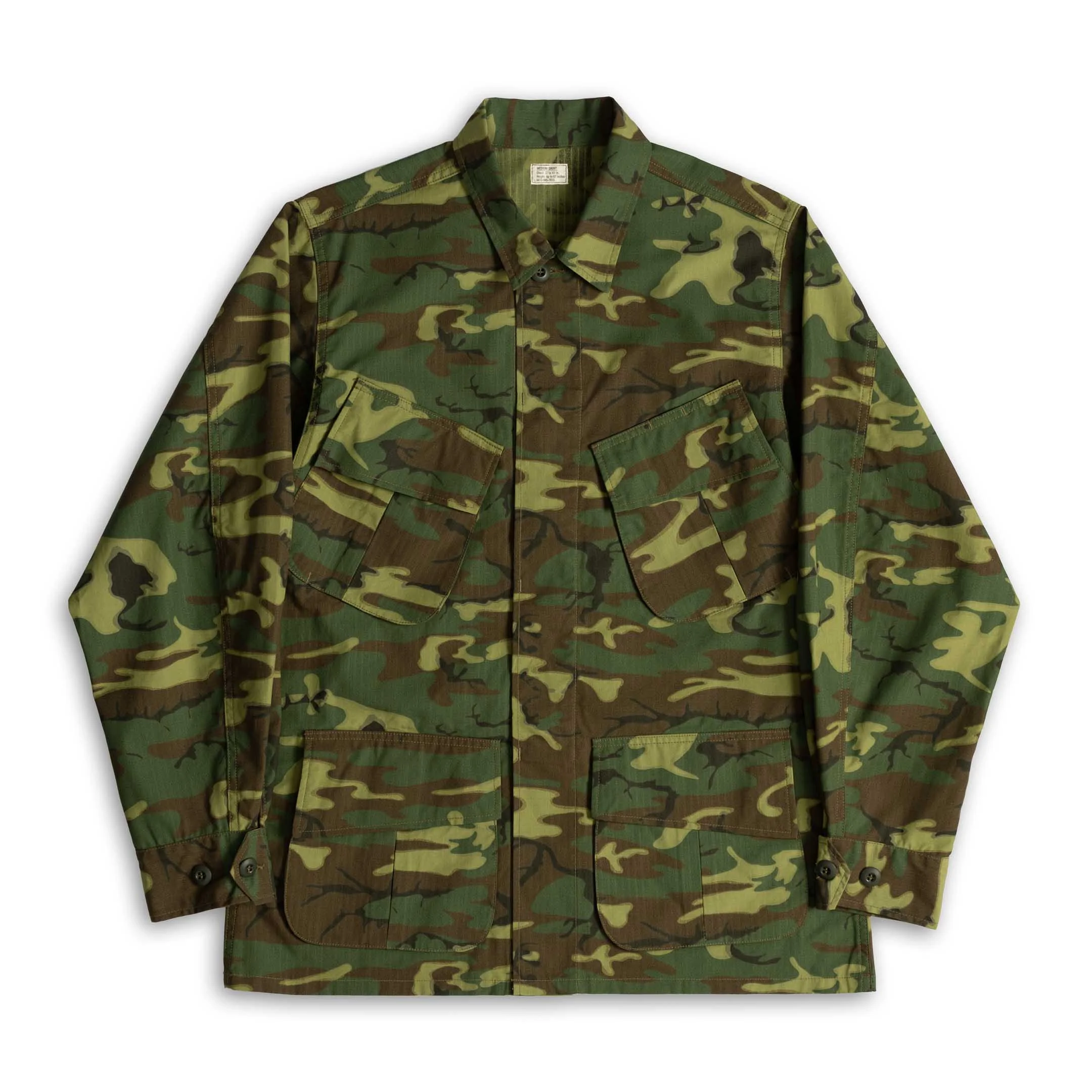 Buzz Rickson's Coat, Man's, Camouflage, Cotton, Wind, Resistant, Poplin, Class 2 - 1