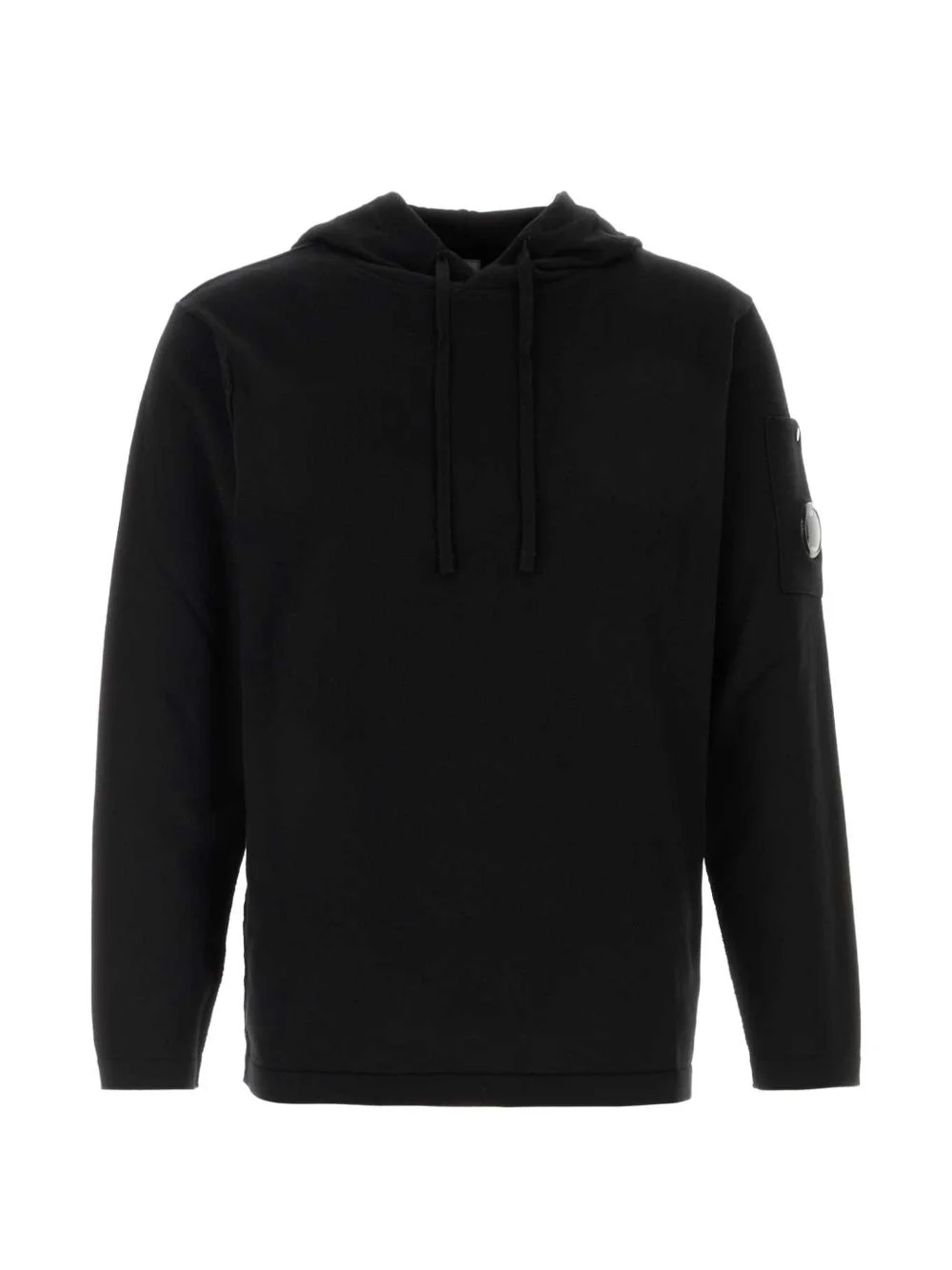 knit hooded sweatshirt - 1