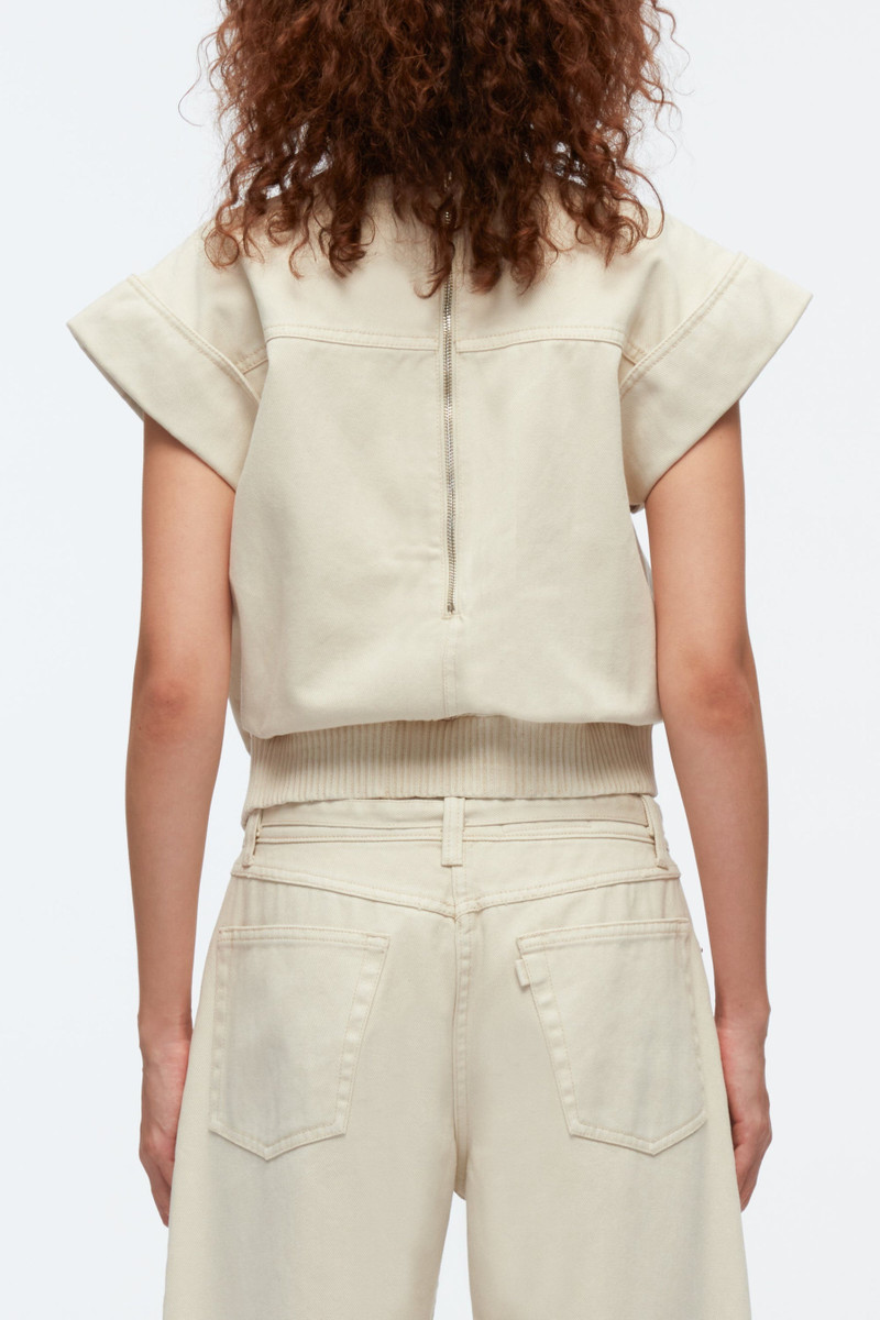 Deconstructed Denim Top 4