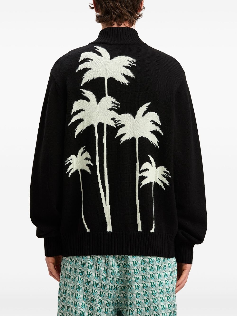 palms-knit cardigan - 5