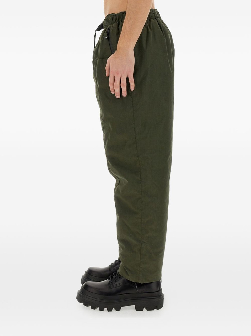elasticated-waistband trousers 3