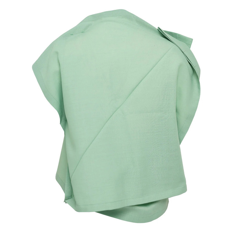 132 5. ISSEY MIYAKE Square Ramie Woven Top outlook