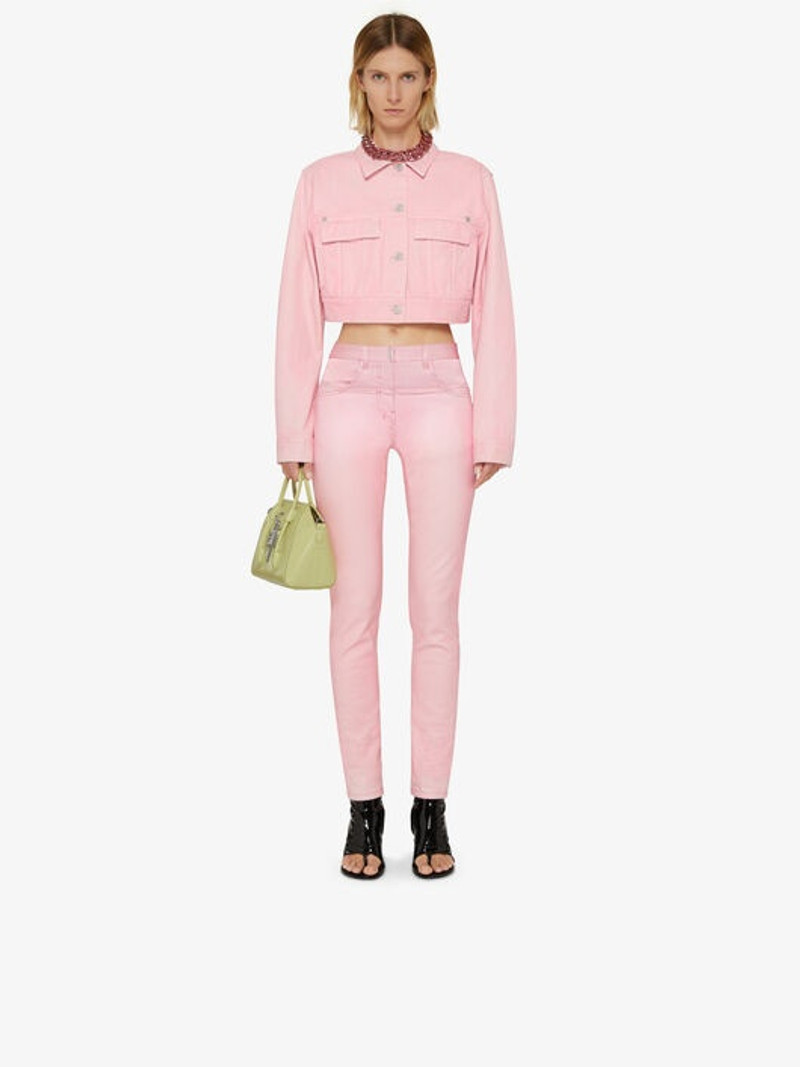 Givenchy SHORT JACKET IN SEQUINED DENIM outlook