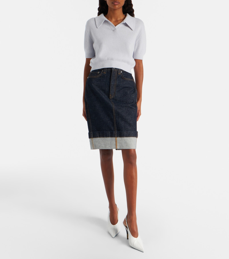 KHAITE Leni wool and cashmere top outlook
