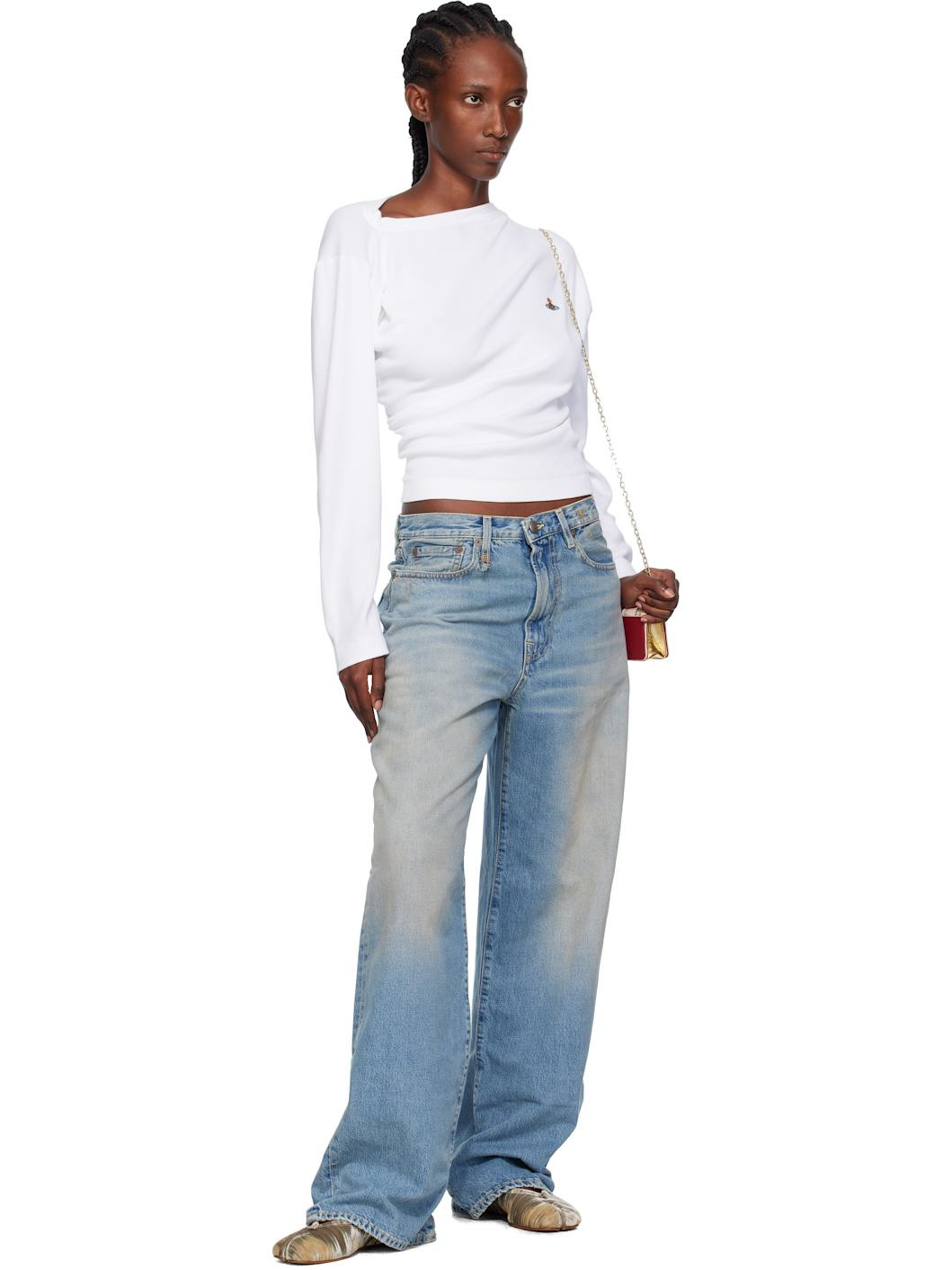 White LS Hebo T-shirt - 4