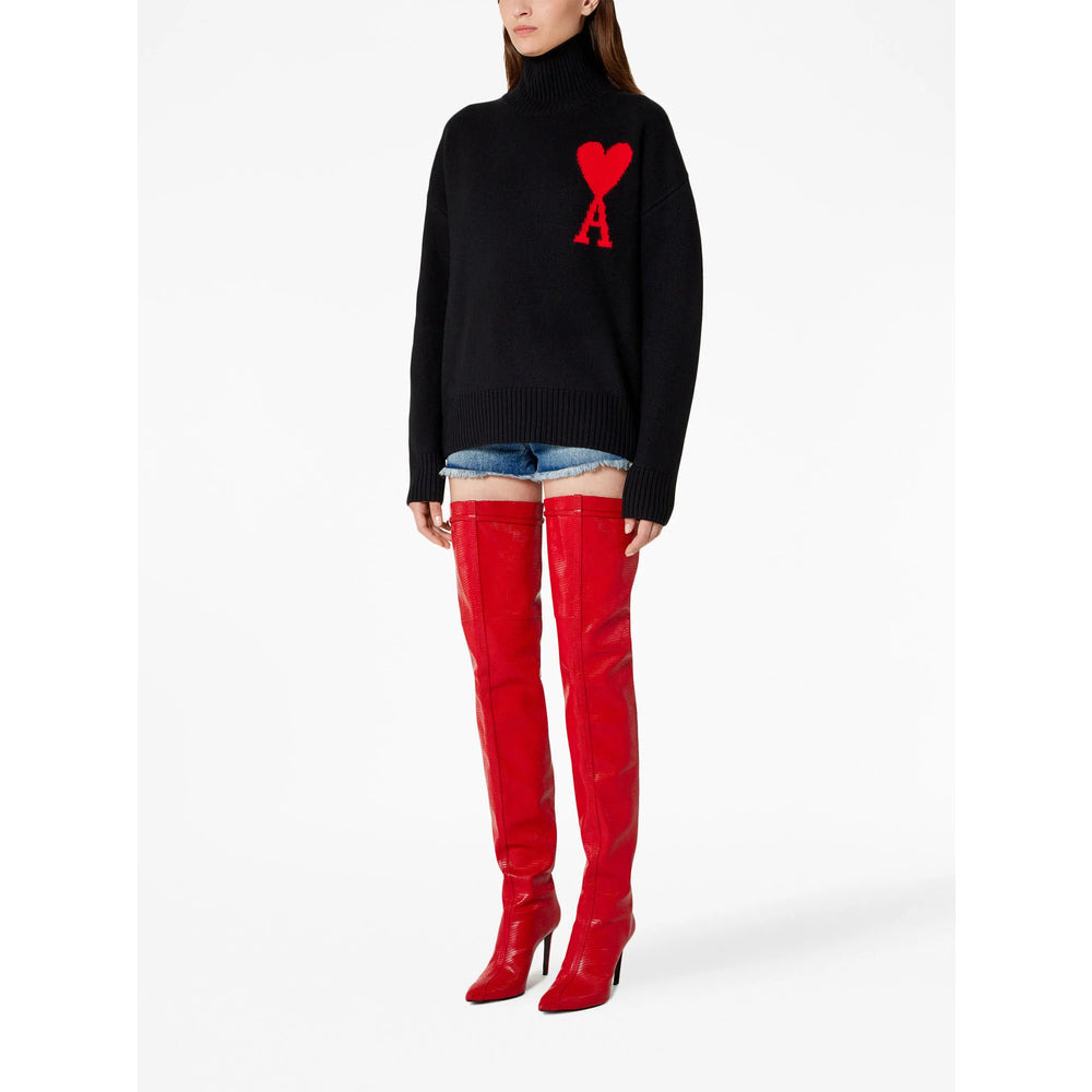 Ami Paris Black Sweaters & Knitwear - Jumpers Men - 4