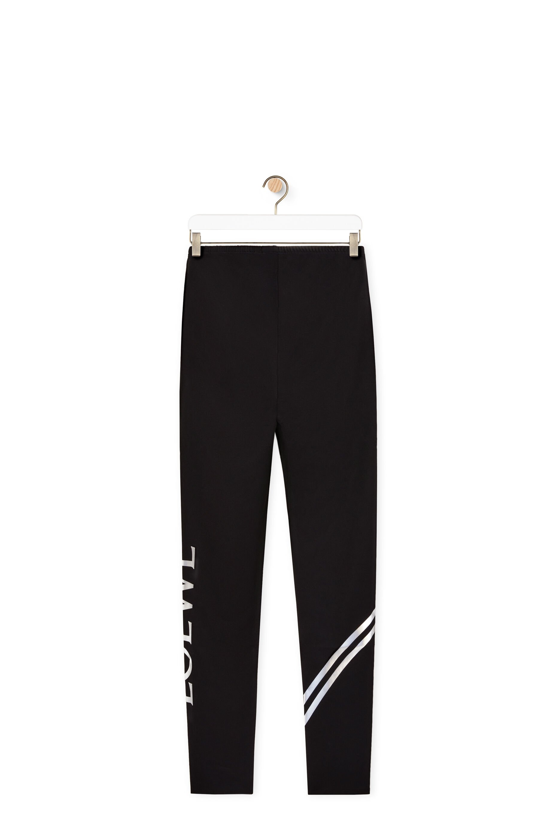 Loewe Logo Polyamide Leggings In Black