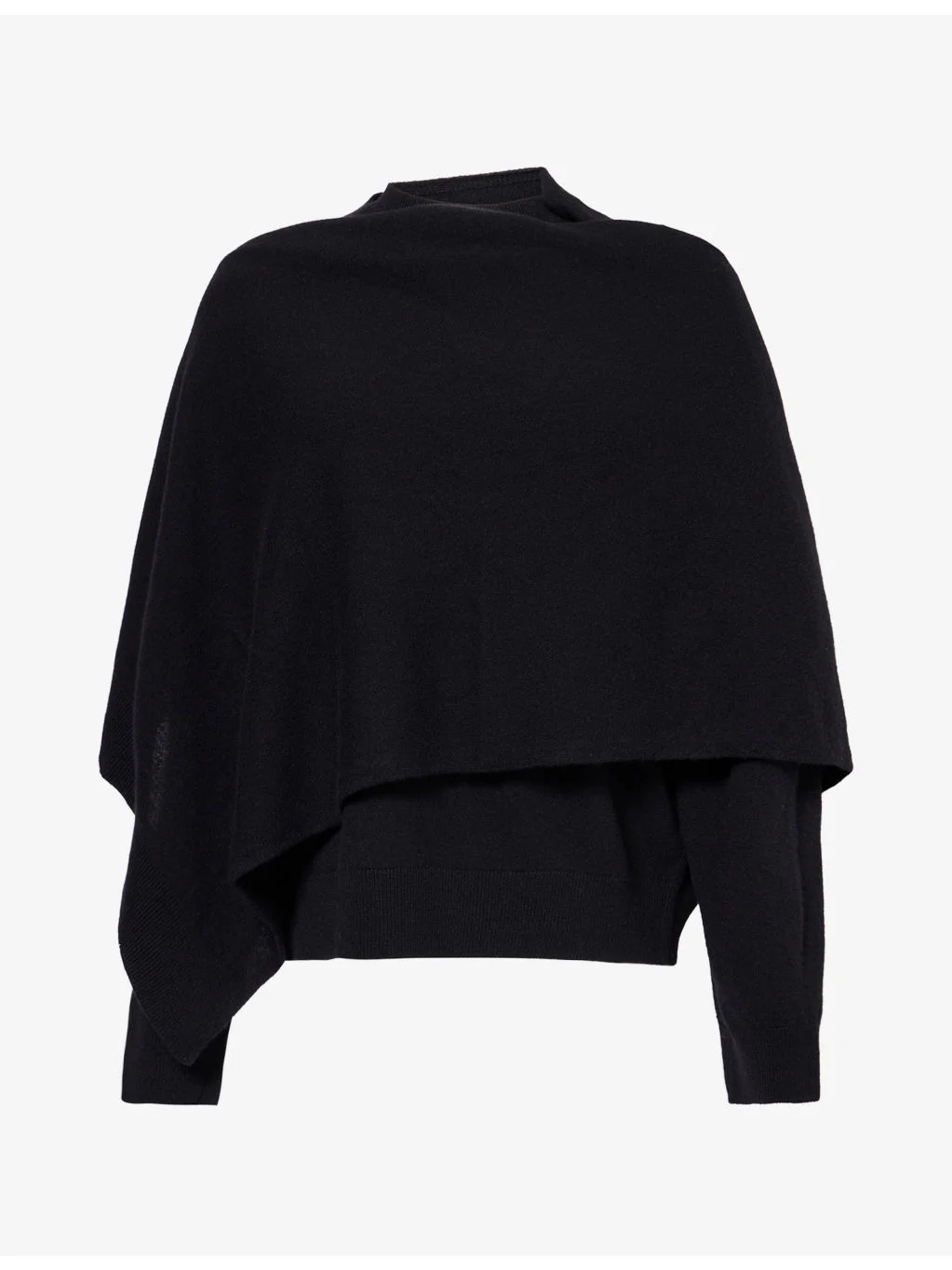Addison Cashmere And Merino-Wool Knit Scarf Top - 1