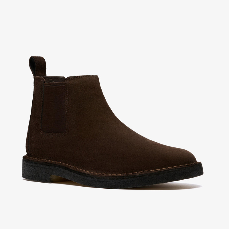 Desert Chelsea Dark Brown Suede 4