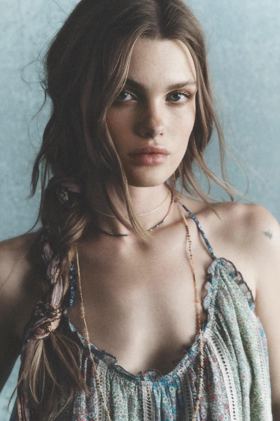 Muse Semi-Precious Short Beaded Necklace - 1