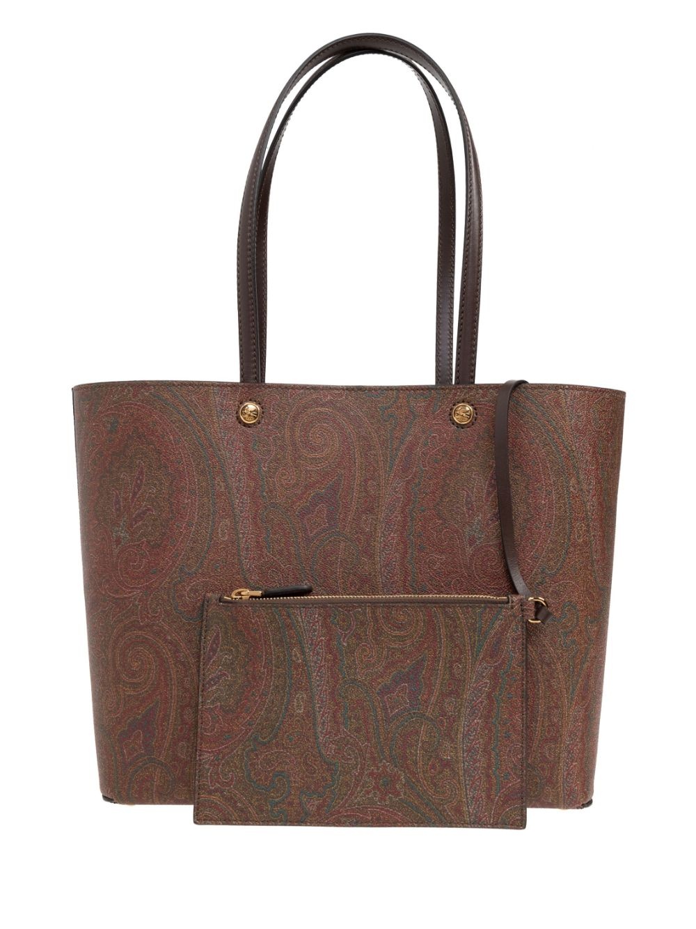 large Paisley jacquard shopper tote bag - 7
