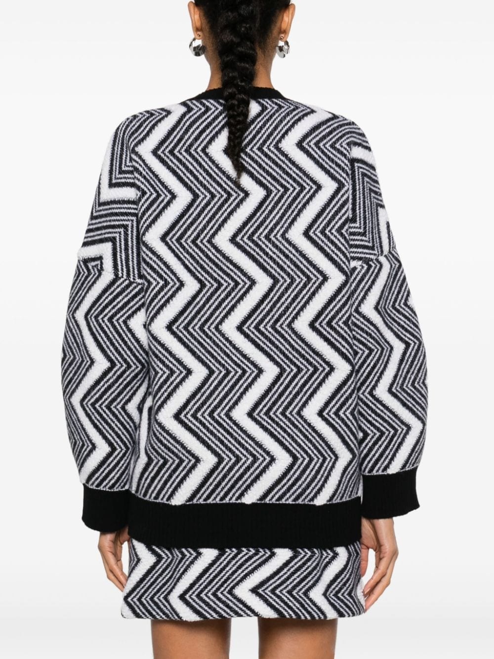 zigzag wool sweater - 4