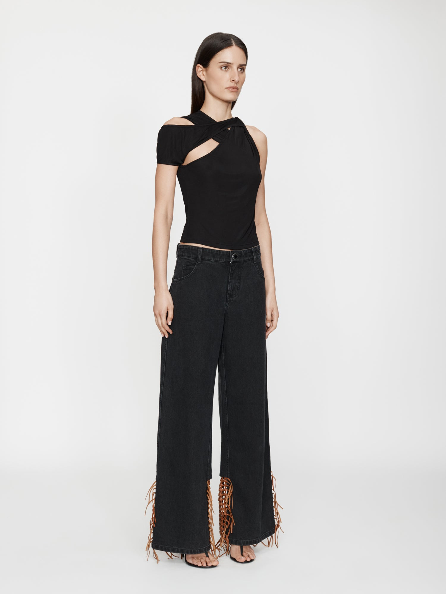 Basket Leather Jean - 5