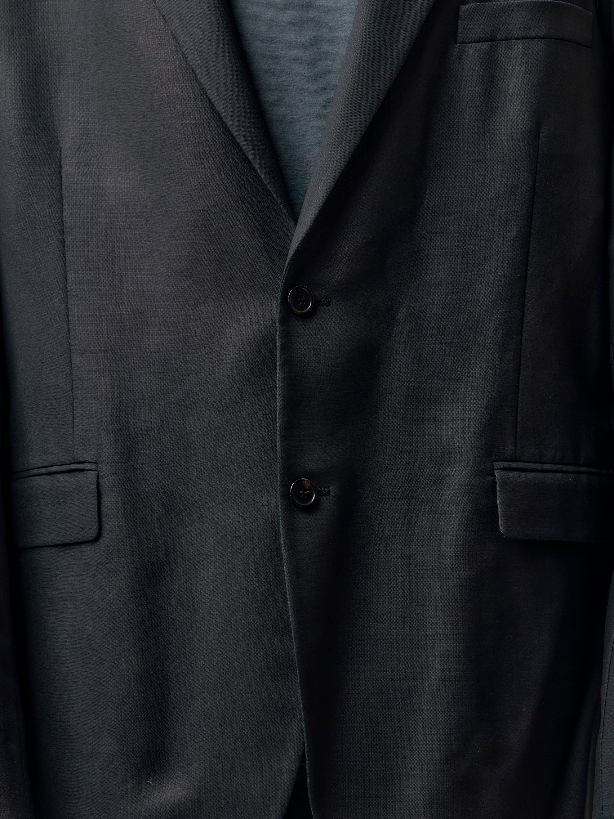 WOOL MOHAIR JACKET (MIDNIGHT BLUE) - 6