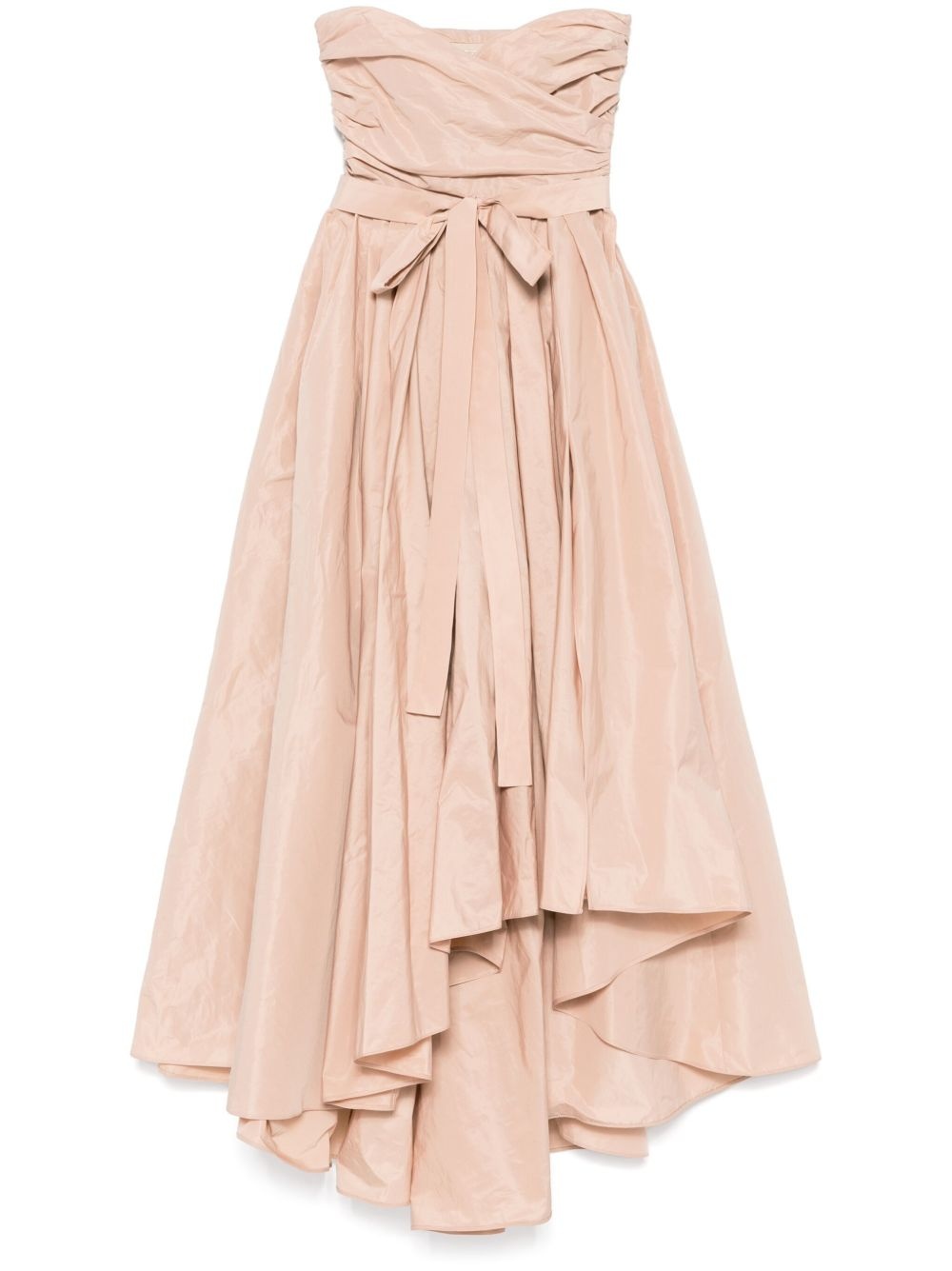 pleated maxi dress - 1