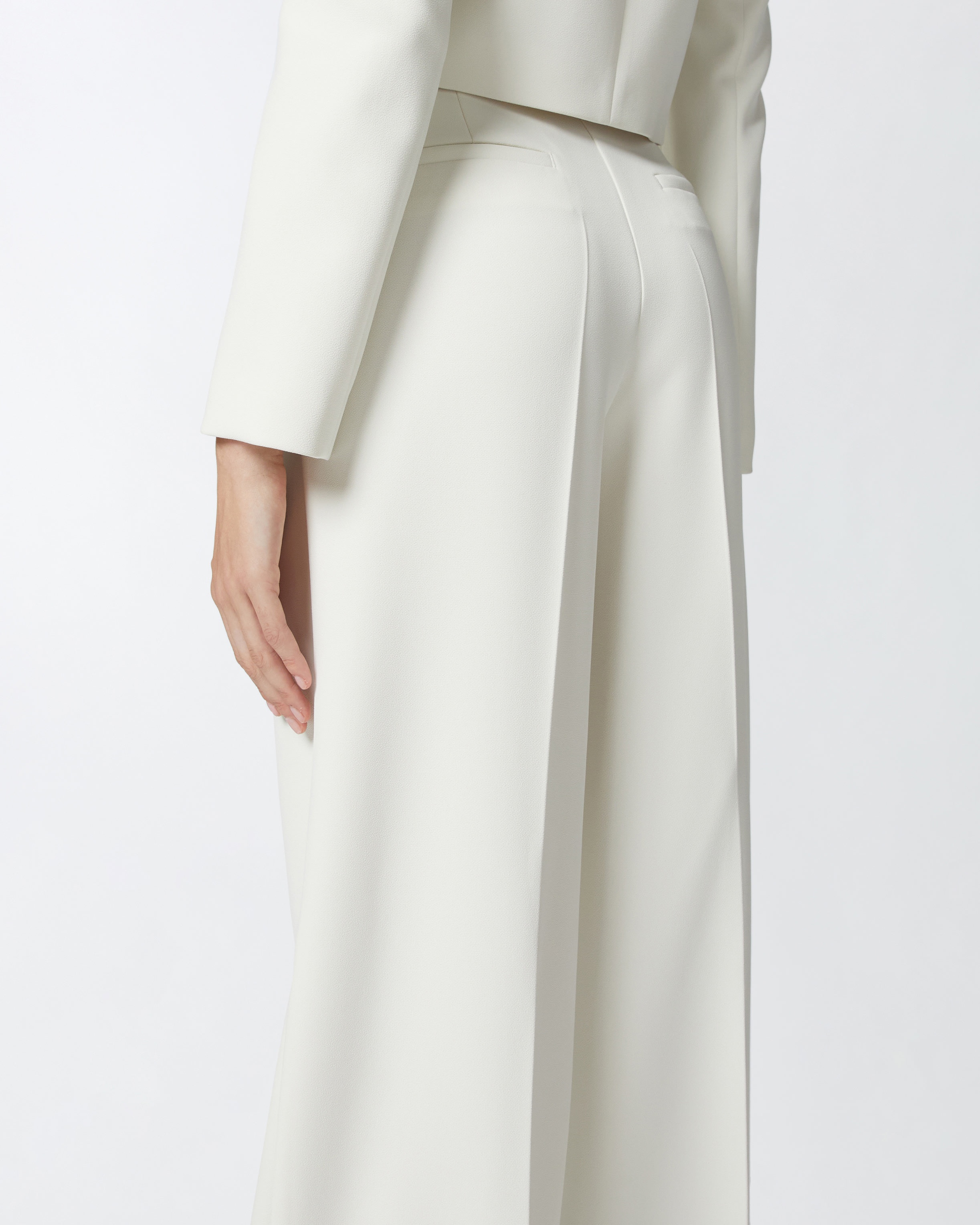 ELEGANT PALAZZO TROUSERS IN CREPE - 5