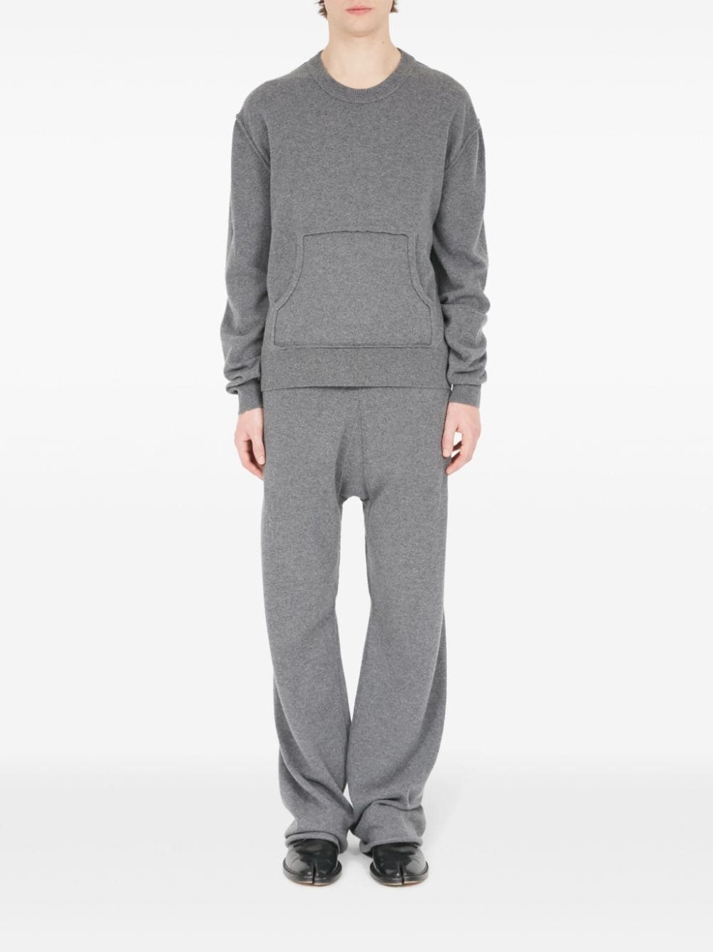 pouch-pocket sweater - 2