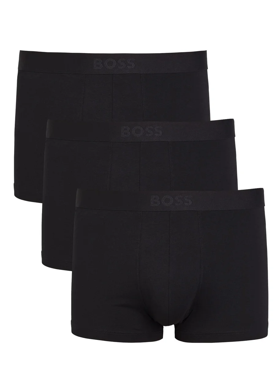 Boss Stretch-cotton Boxer Trunks- set of Three - 1