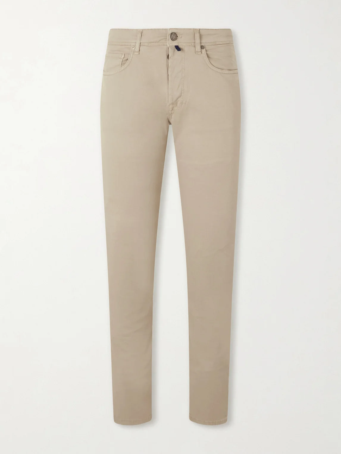 Slim-Fit Stretch Cotton-Blend Gabardine Trousers - 1