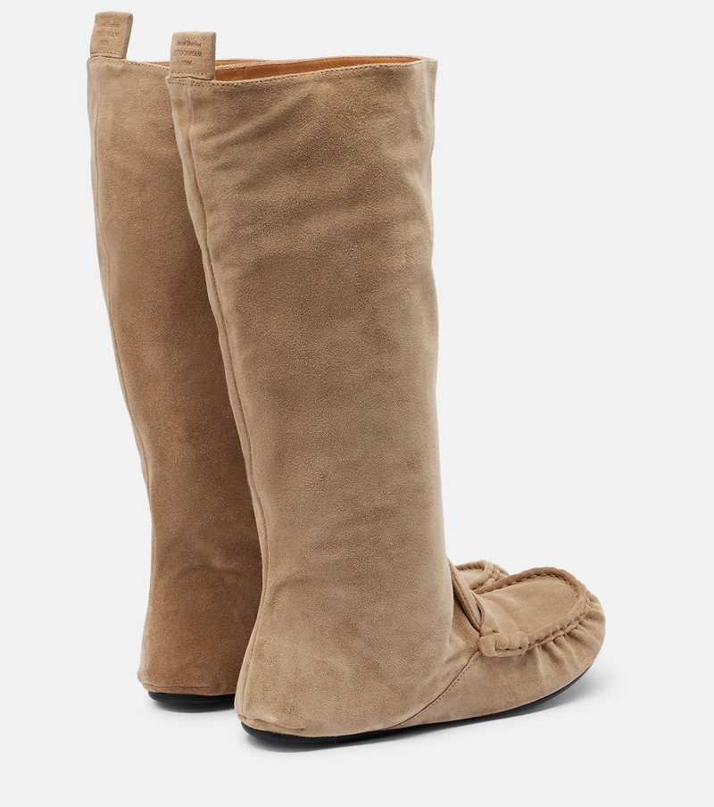 Acne Studios Suede knee-high boots outlook