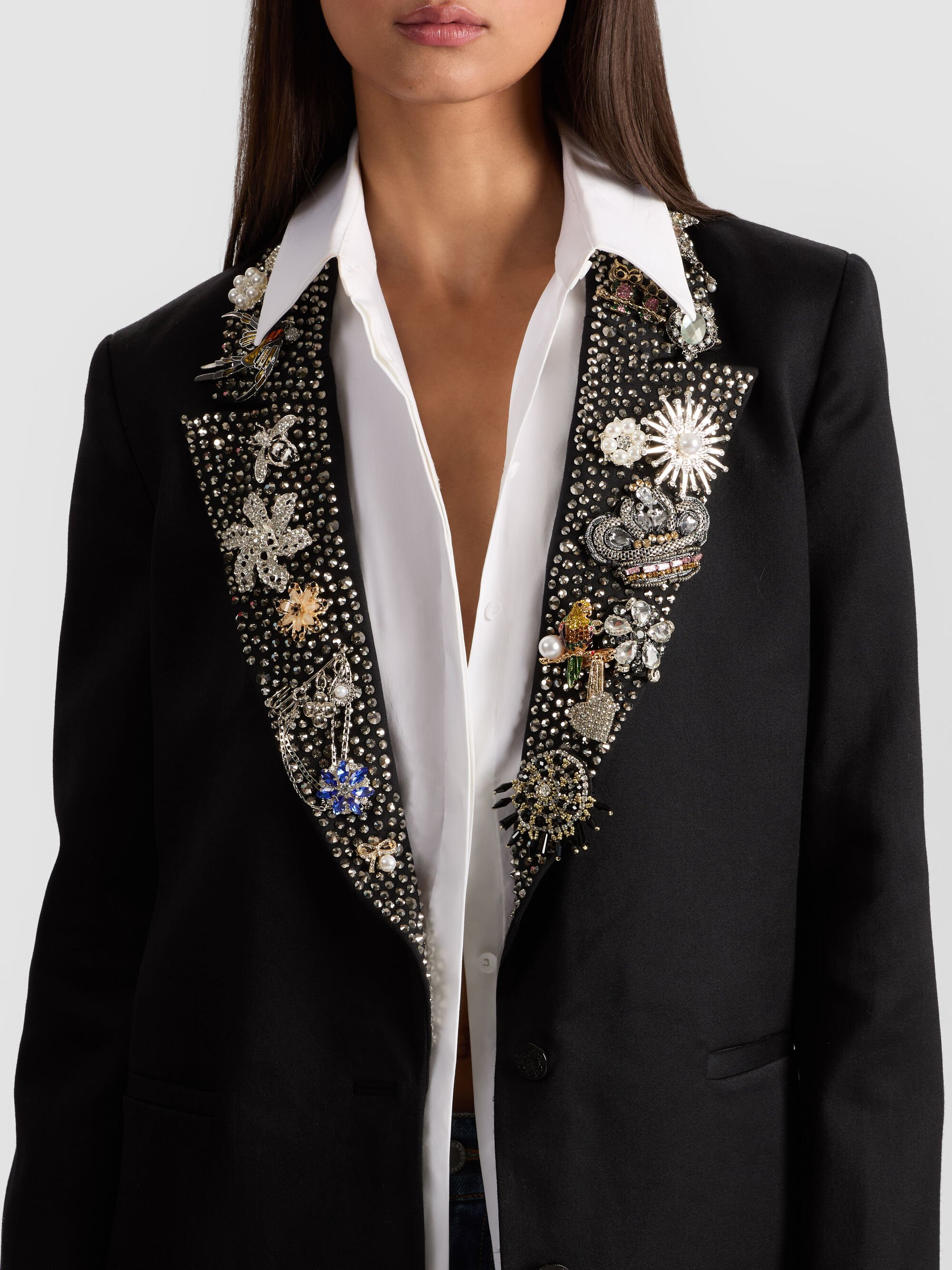 ELNA EMBELLISHED BLAZER - 6