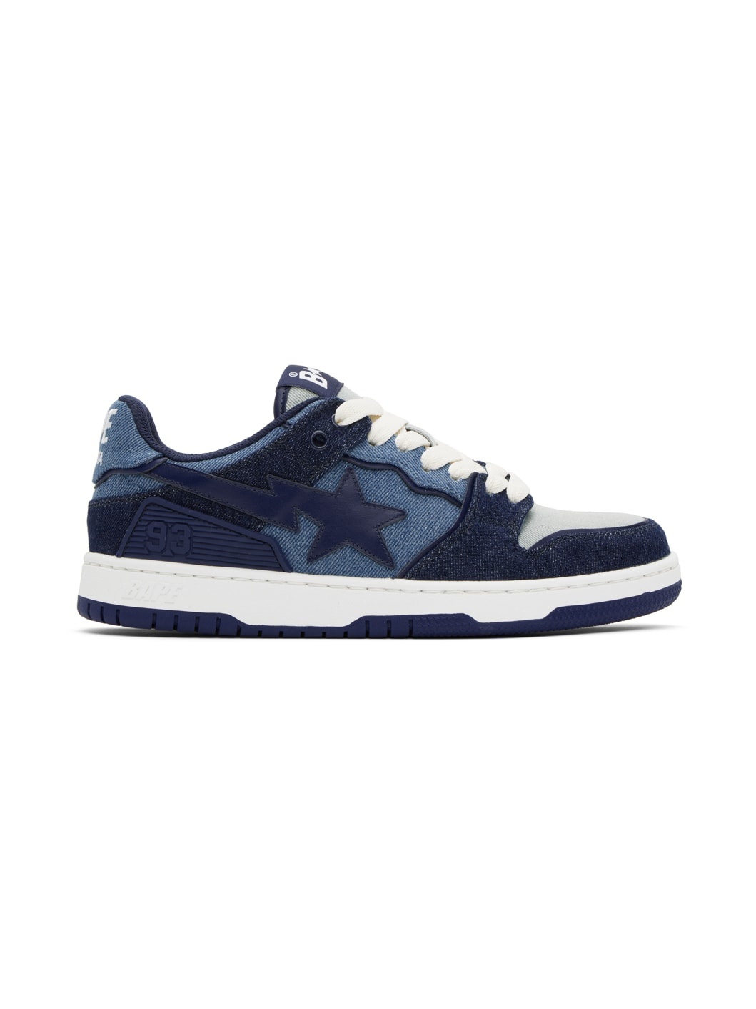 Indigo SK8 STA Denim Sneakers - 1