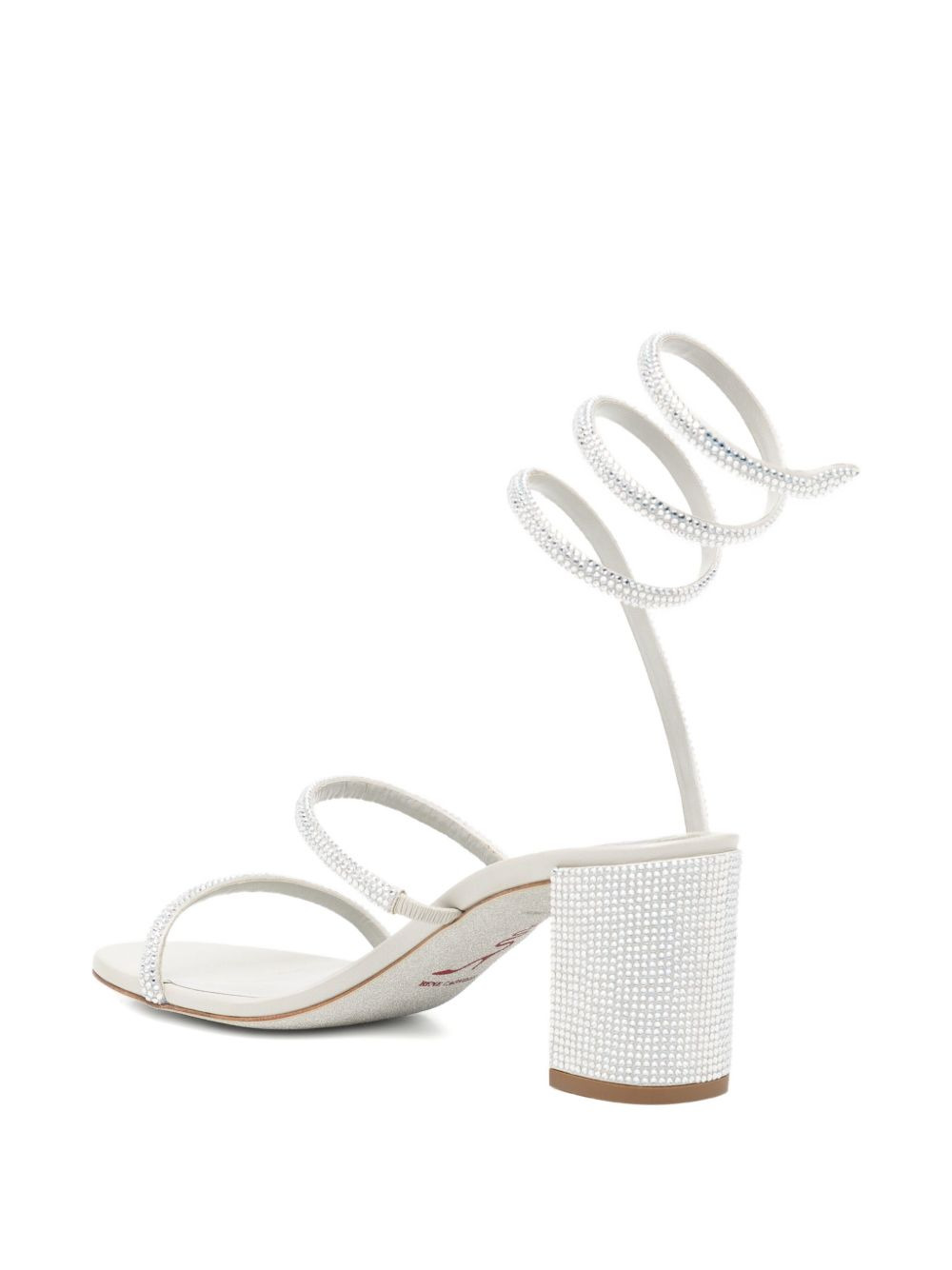 80mm silver sandals - 3