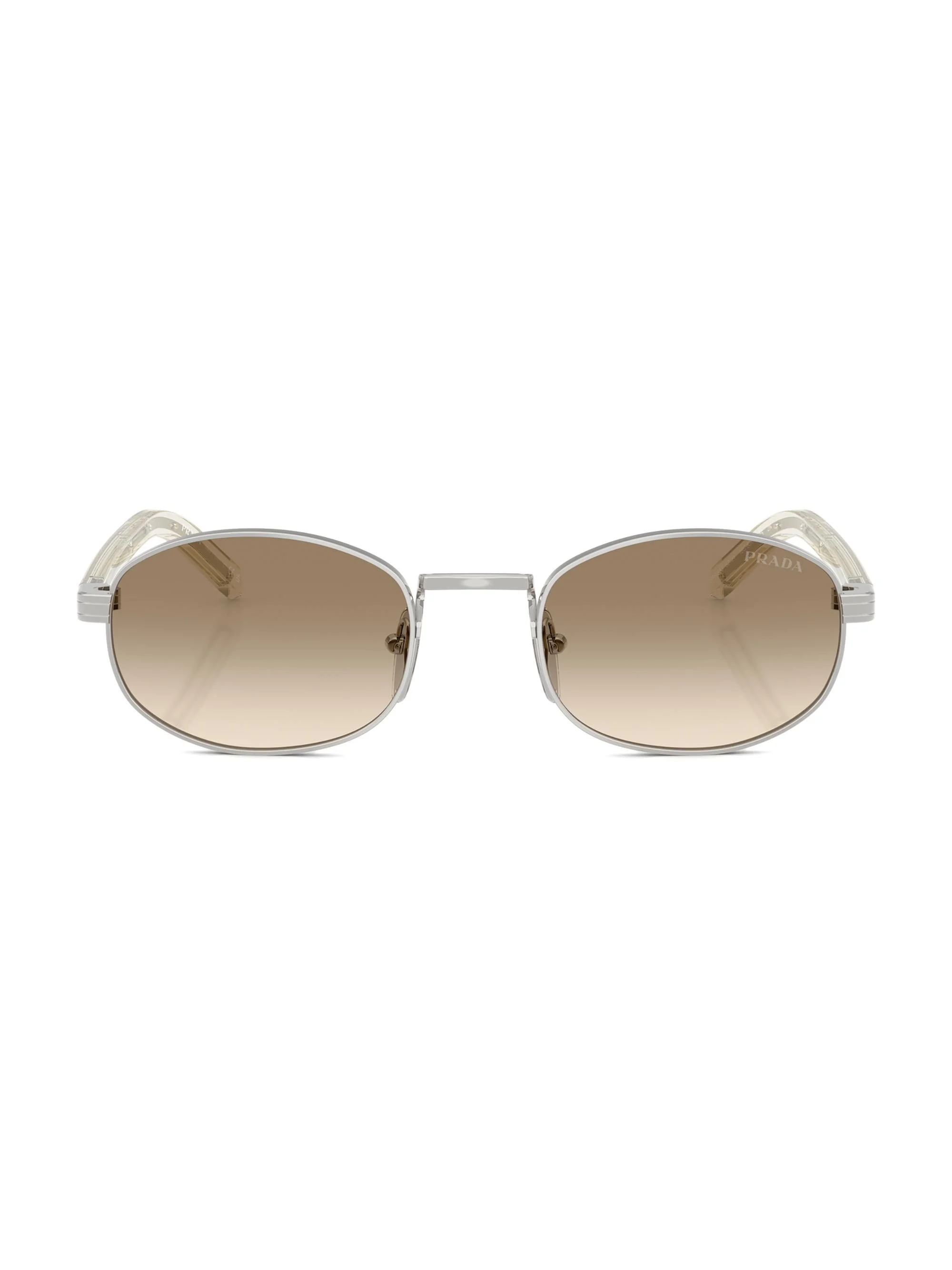 Women's 49MM Oval Sunglasses - Silver - 1