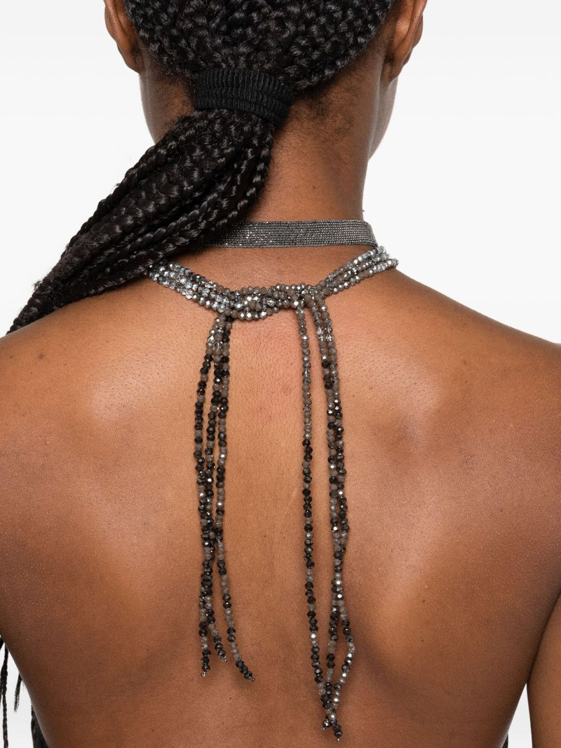PESERICO bead-embellished necklace outlook
