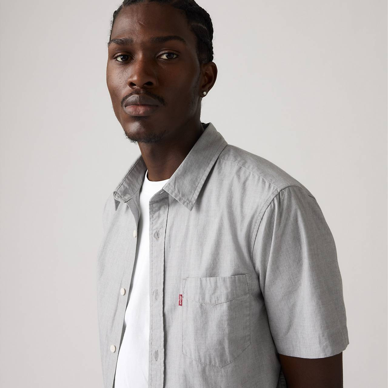 SHORT-SLEEVE CLASSIC STANDARD FIT SHIRT - 5