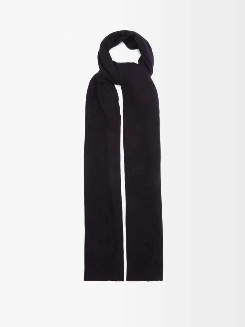 No.214 Link stretch-cashmere scarf - 1