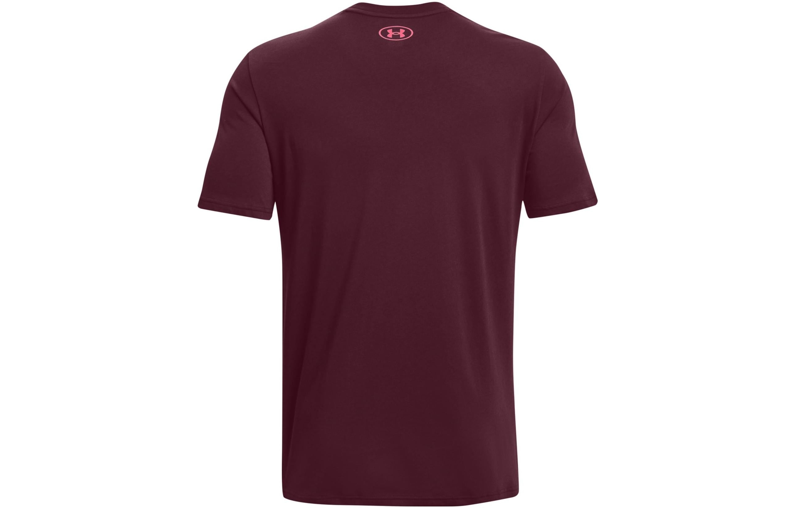 Under Armour Project Rock Globe T-shirt 'Burgundy' 1373746-600 - 2
