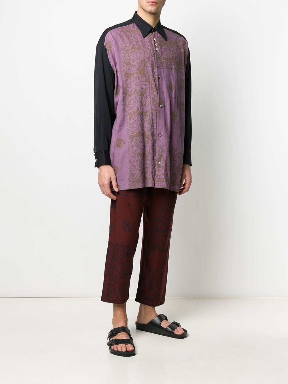 loose-fit floral-print shirt - 2