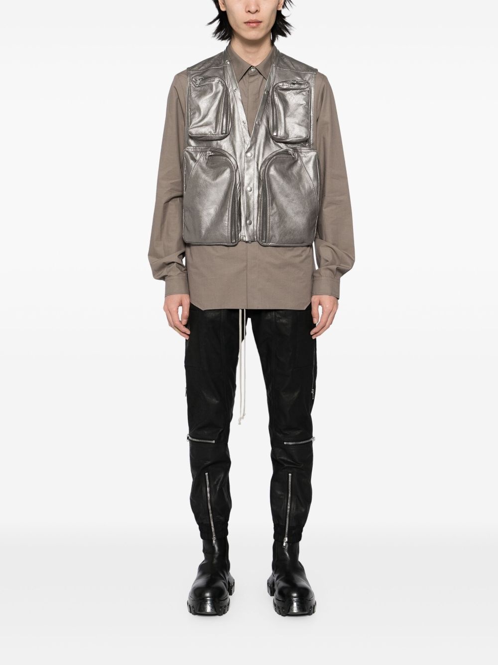 cargo vest jacket - 2