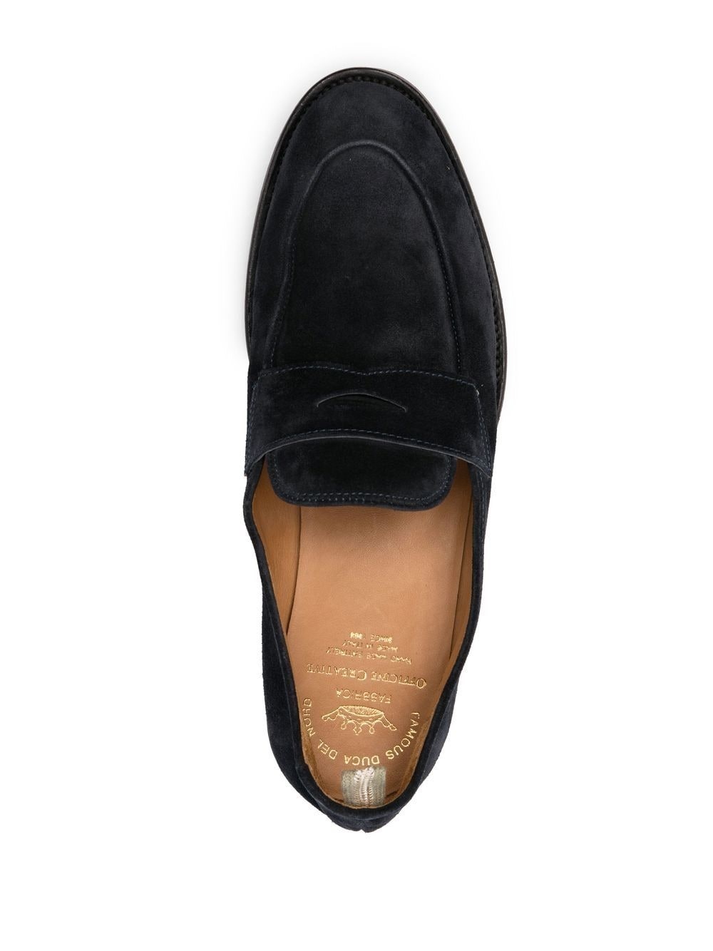 suede penny loafers - 4