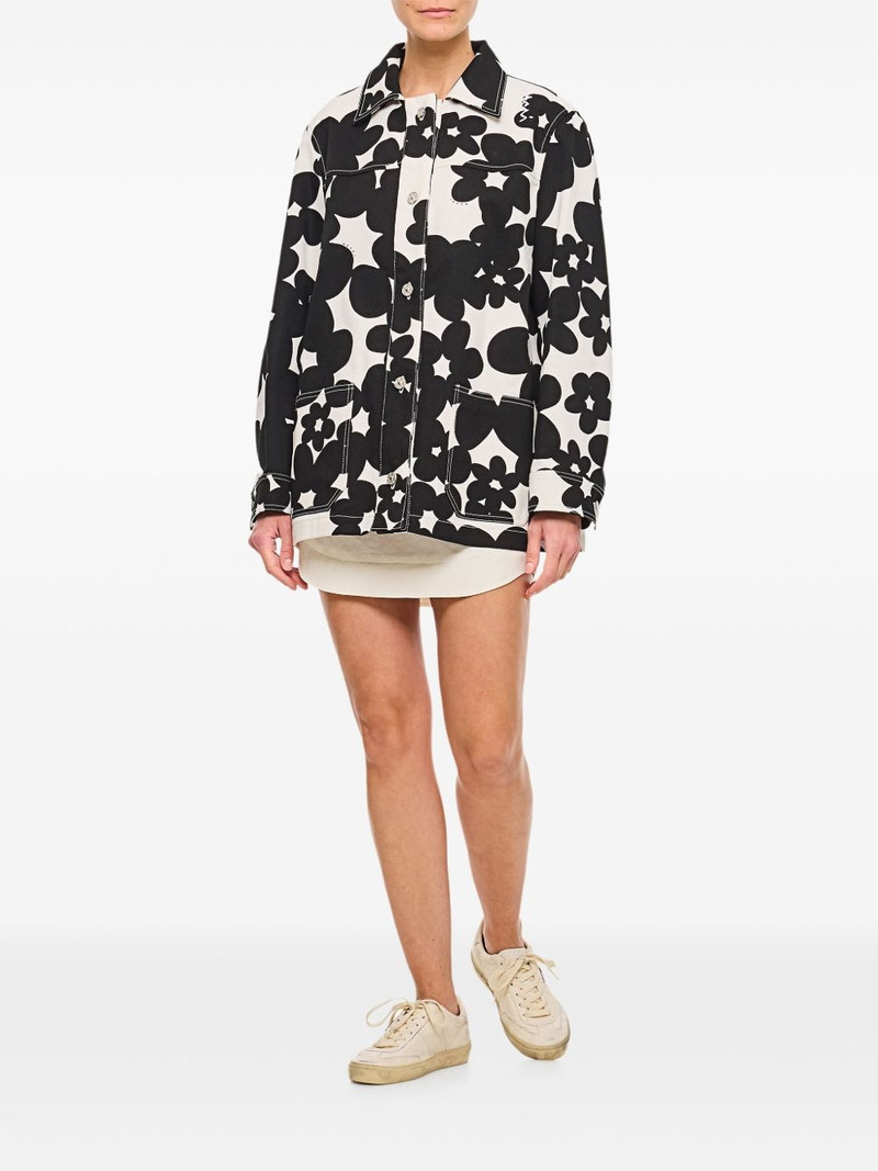 Marni floral-print jacket outlook