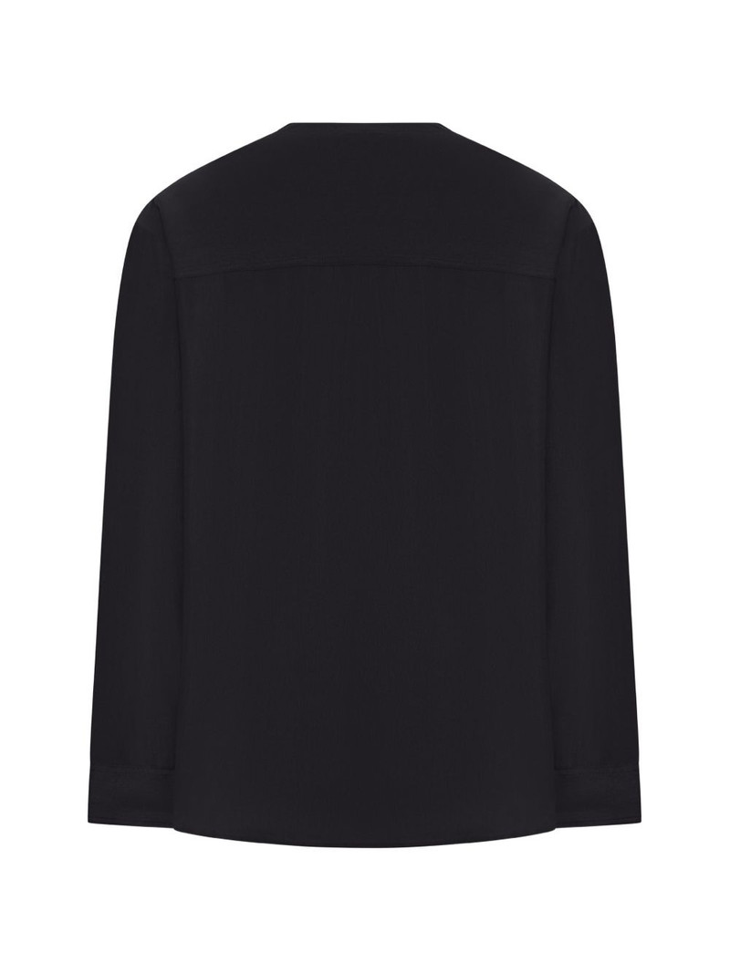 GIORGIO ARMANI pocket V-neck jacket outlook