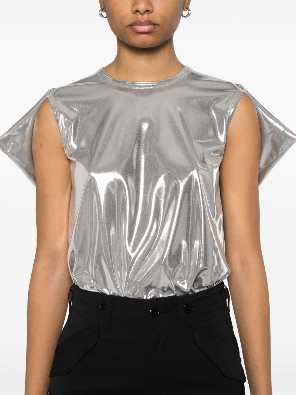 metallic top - 5